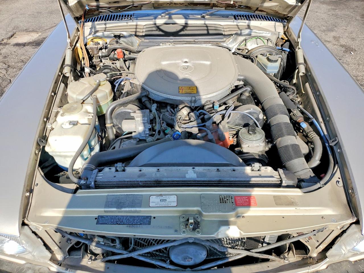 1986 Mercedes-benz 560 Sl Gold vin: WDBBA48D5GA054398