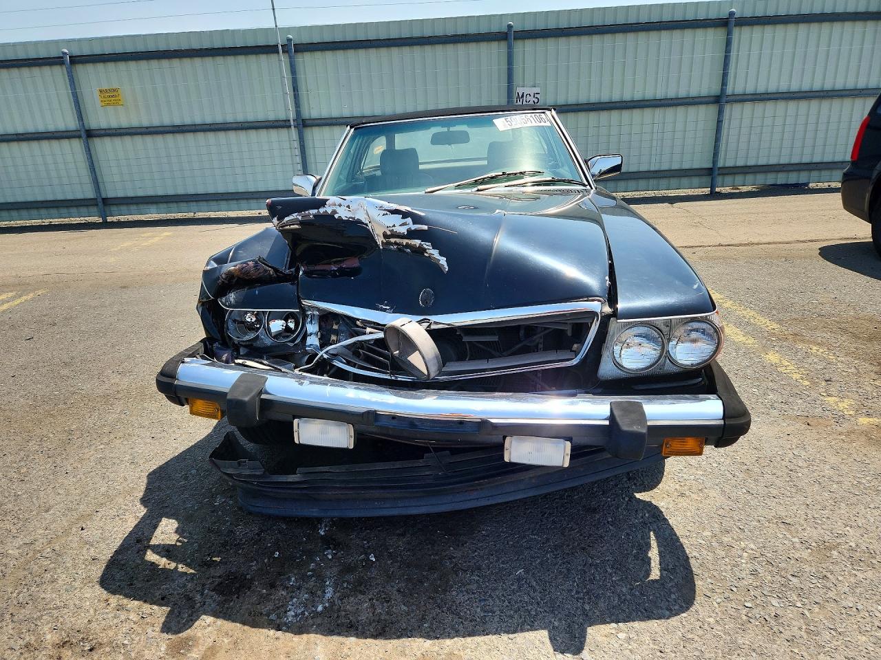 1987 Mercedes-benz 560 Sl Black vin: WDBBA48D5HA056217
