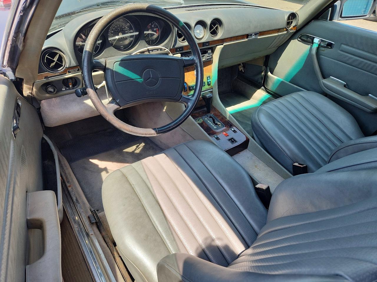 1987 Mercedes-benz 560 Sl Black vin: WDBBA48D5HA056217