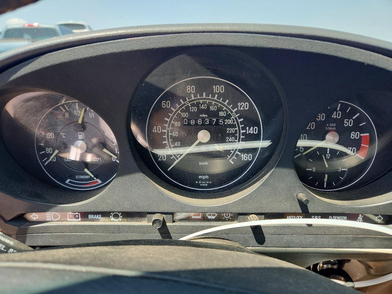 1987 Mercedes-benz 560 Sl Black vin: WDBBA48D5HA056217
