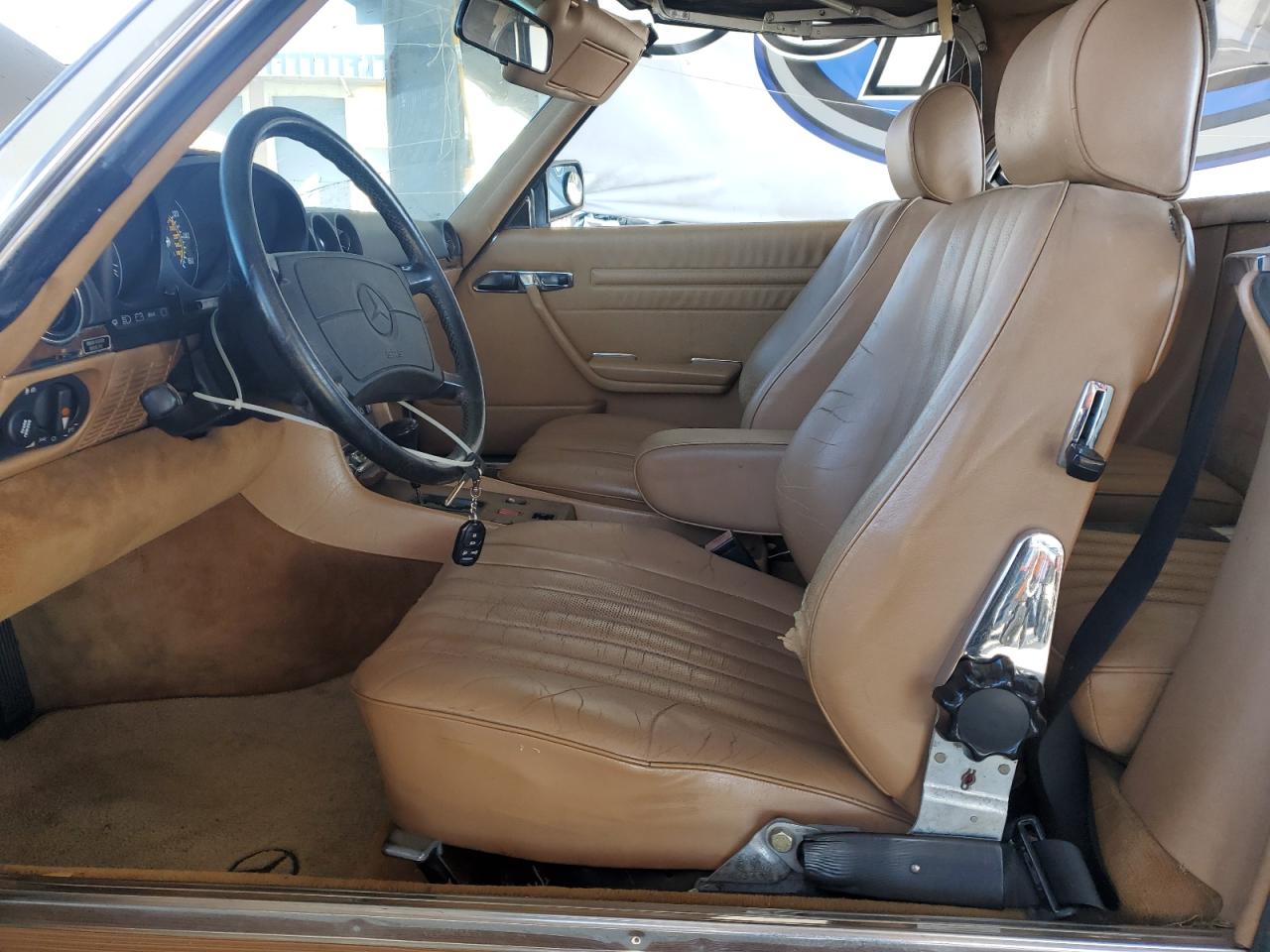 1987 Mercedes-benz 560 Sl Cream vin: WDBBA48D5HA059697