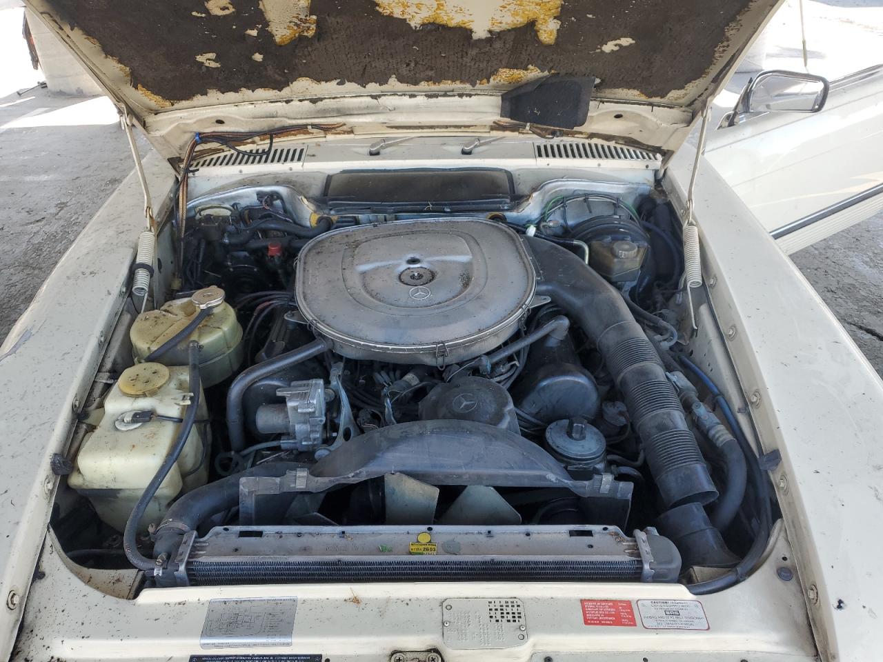 1987 Mercedes-benz 560 Sl Cream vin: WDBBA48D5HA059697