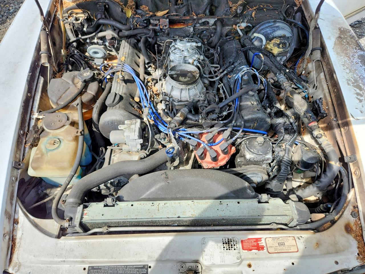 1988 Mercedes-benz 560 Sl Белый vin: WDBBA48D5JA079972