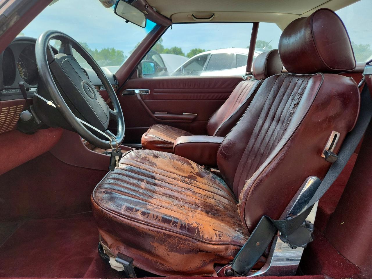 1988 Mercedes-benz 560 Sl Белый vin: WDBBA48D5JA079972