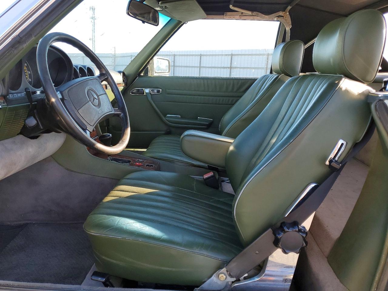 1986 Mercedes-benz 560 Sl White vin: WDBBA48D6GA040624