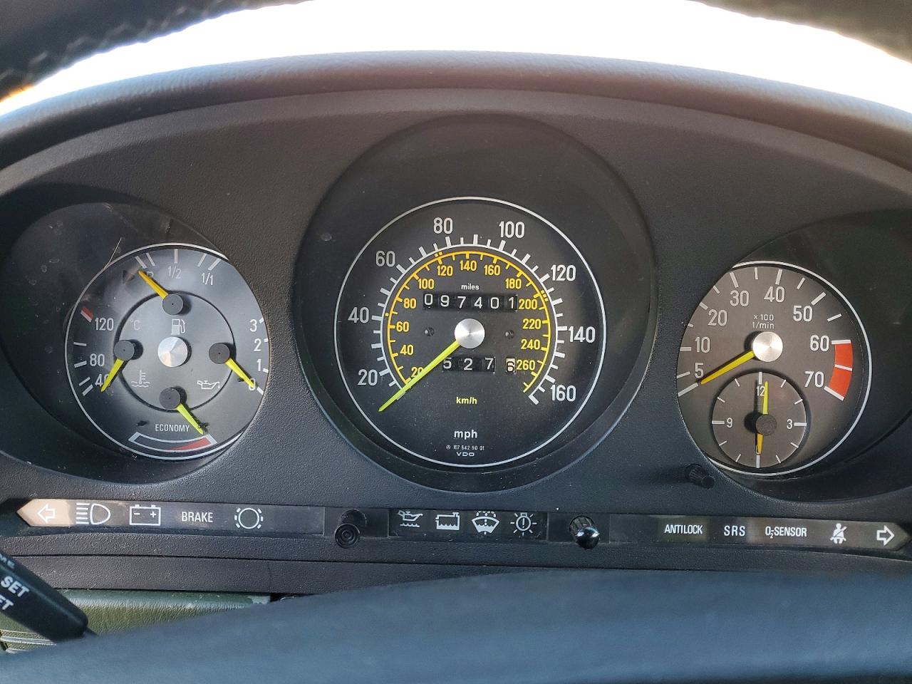 1986 Mercedes-benz 560 Sl White vin: WDBBA48D6GA040624