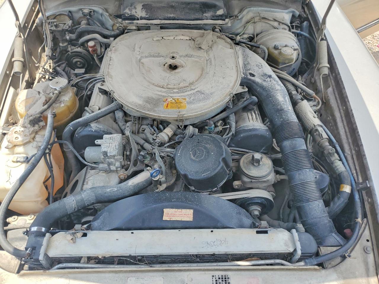 1986 Mercedes-benz 560 Sl Beige vin: WDBBA48D6GA051669