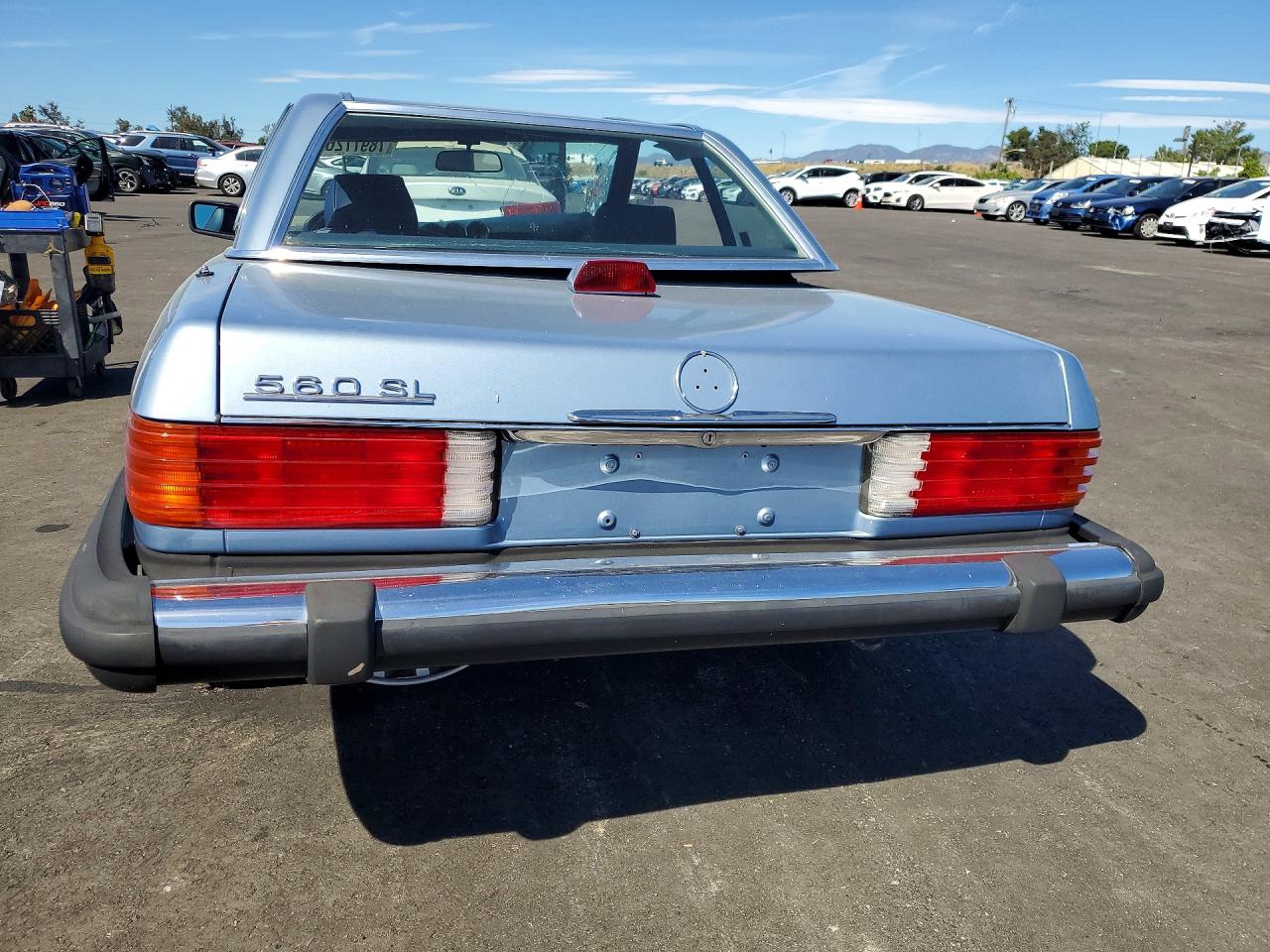 1987 Mercedes-benz 560 Sl Синий vin: WDBBA48D6HA064052