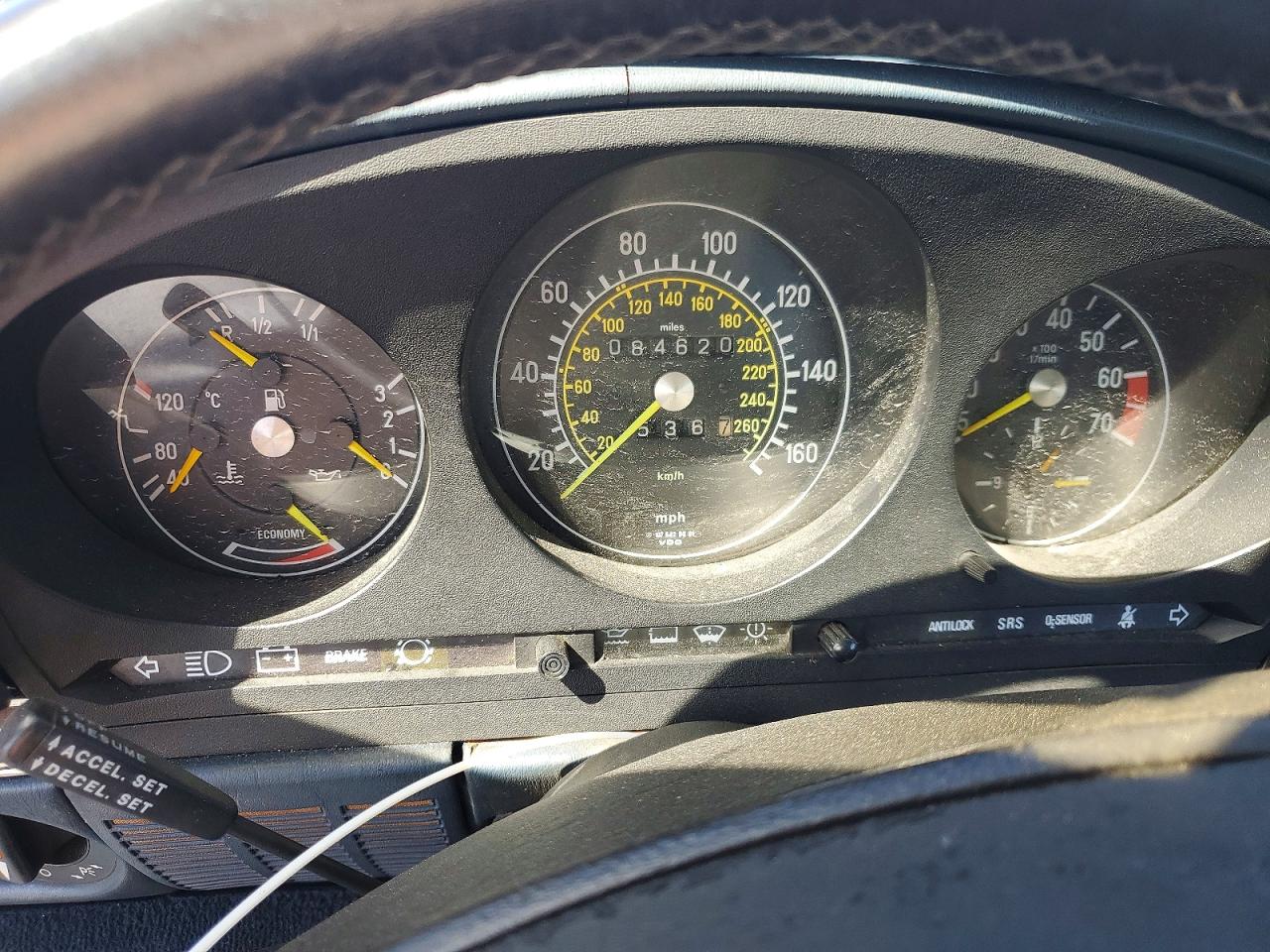 1987 Mercedes-benz 560 Sl Синий vin: WDBBA48D6HA064052