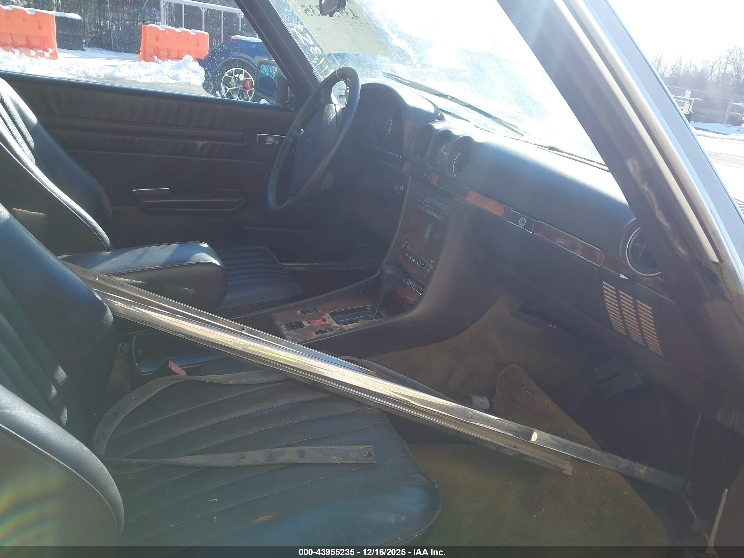 1986 Mercedes-benz 560 Sl Gray vin: WDBBA48D7GA038848