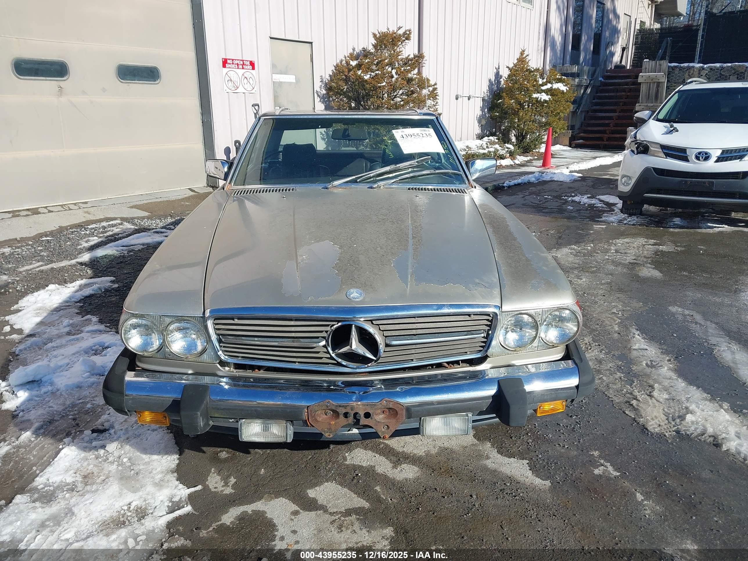 1986 Mercedes-benz 560 Sl Gray vin: WDBBA48D7GA038848