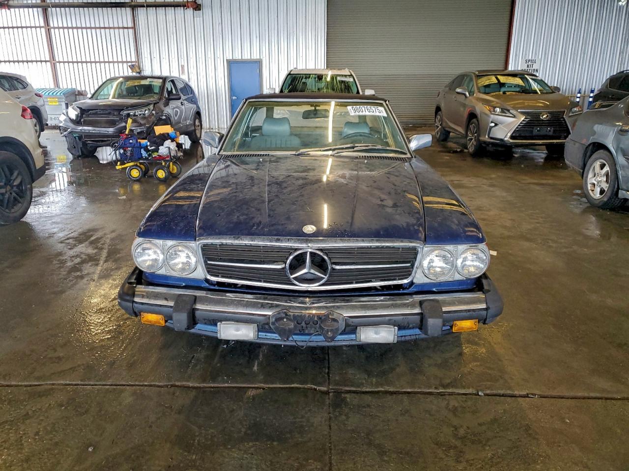 1986 Mercedes-benz 560 Sl Blue vin: WDBBA48D7GA040728