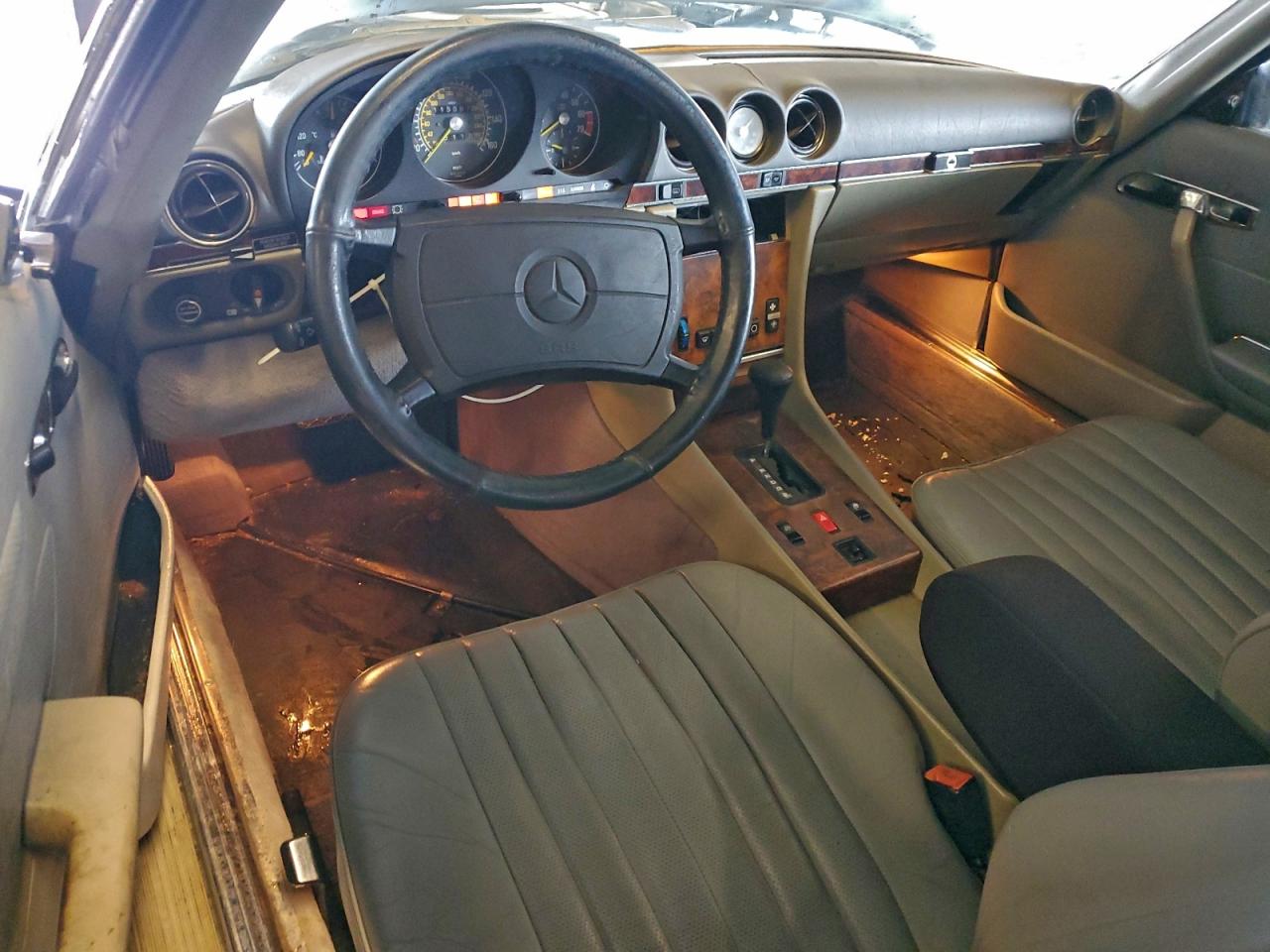 1986 Mercedes-benz 560 Sl Blue vin: WDBBA48D7GA040728