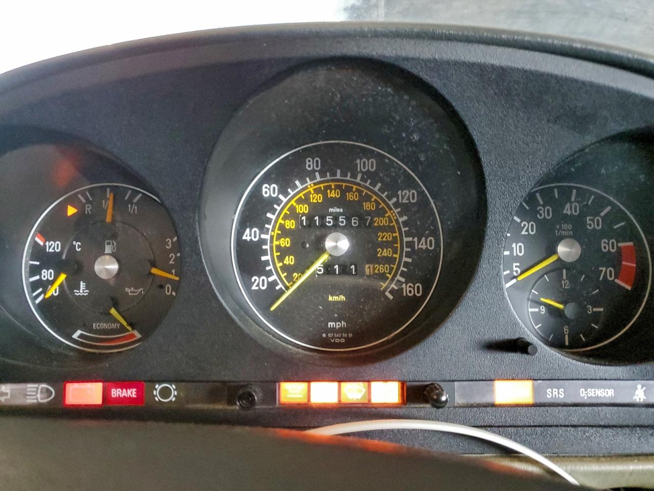 1986 Mercedes-benz 560 Sl Blue vin: WDBBA48D7GA040728