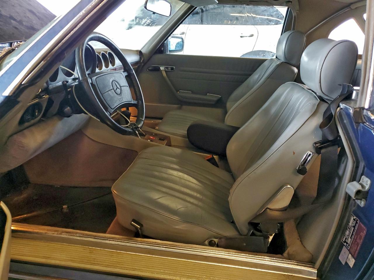 1986 Mercedes-benz 560 Sl Blue vin: WDBBA48D7GA040728