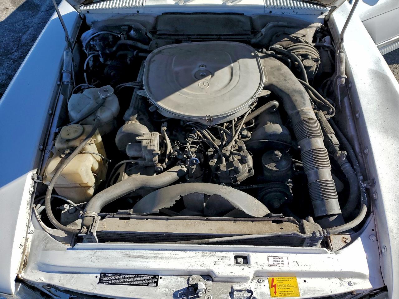 1986 Mercedes-benz 560 Sl White vin: WDBBA48D7GA043449
