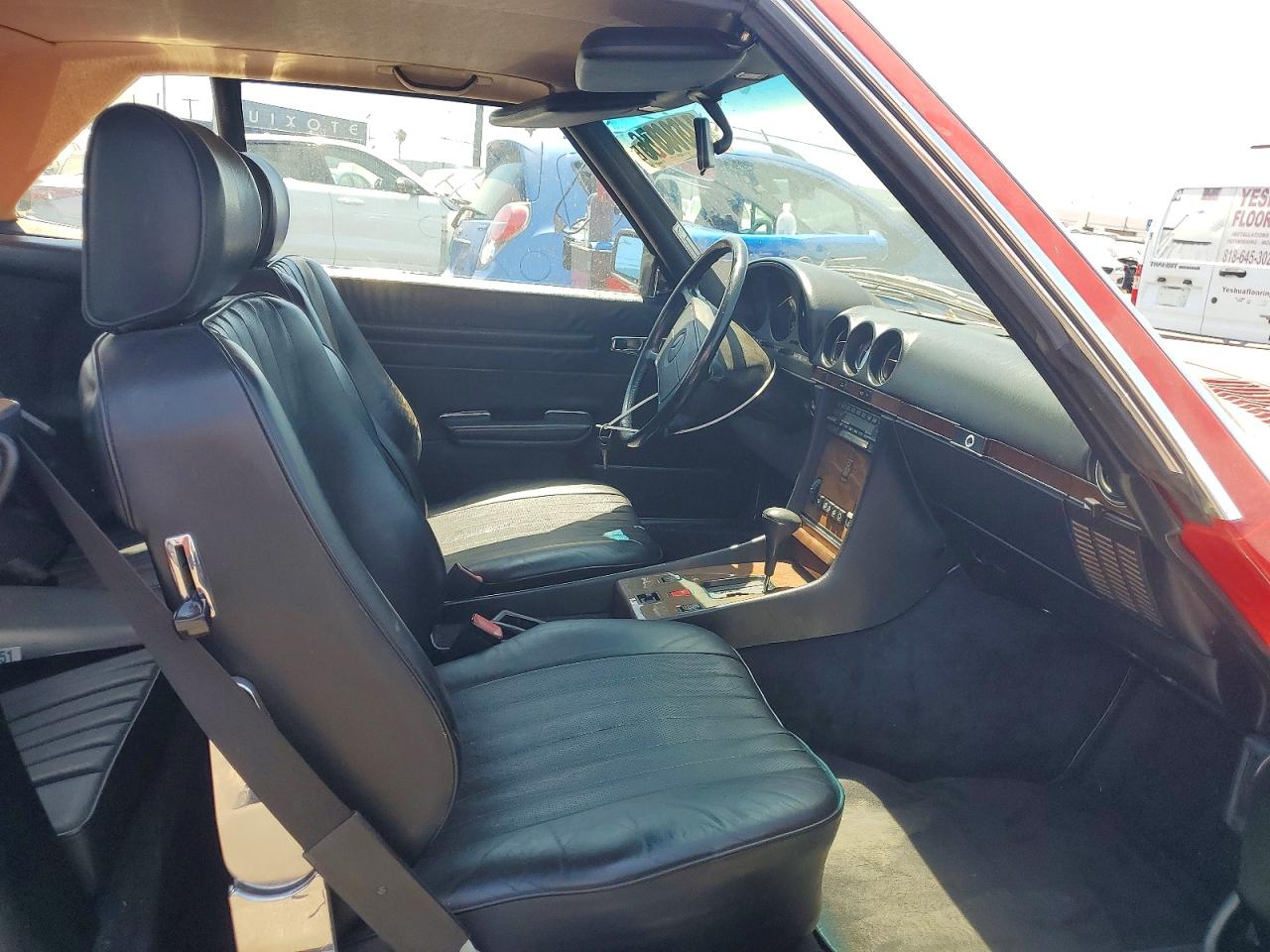 1987 Mercedes-benz 560 Sl Red vin: WDBBA48D7HA057689