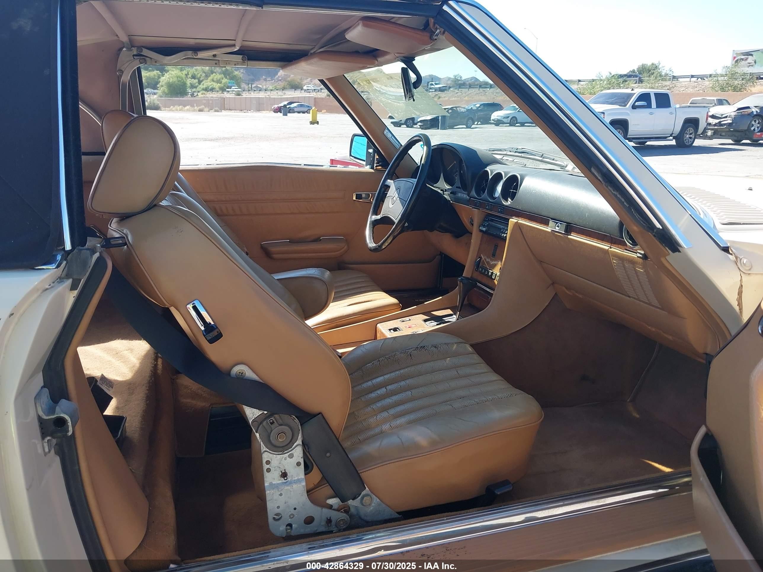 1988 Mercedes-benz 560 Sl Beige vin: WDBBA48D7JA089340