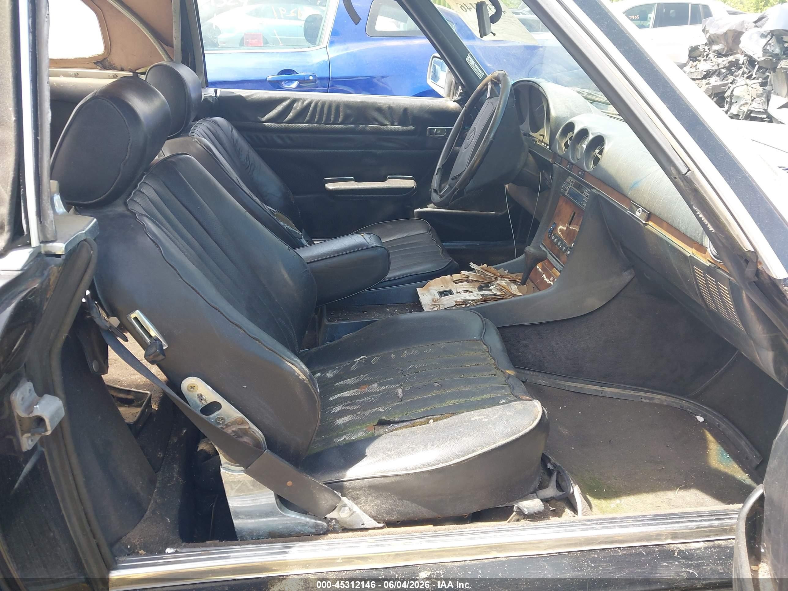 1989 Mercedes-benz 560 Sl Черный vin: WDBBA48D7KA094426