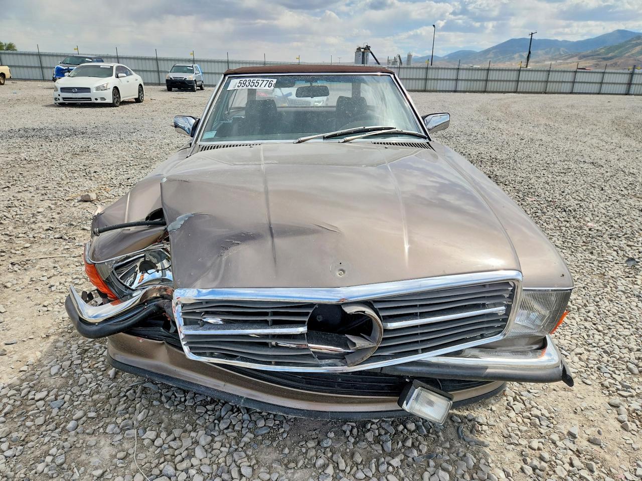 1987 Mercedes-benz 560 Sl Tan vin: WDBBA48D8HA070757