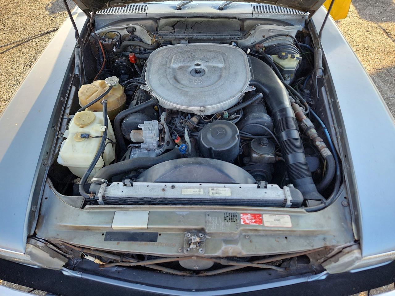 1987 Mercedes-benz 560 Sl Gray vin: WDBBA48D9HA066958