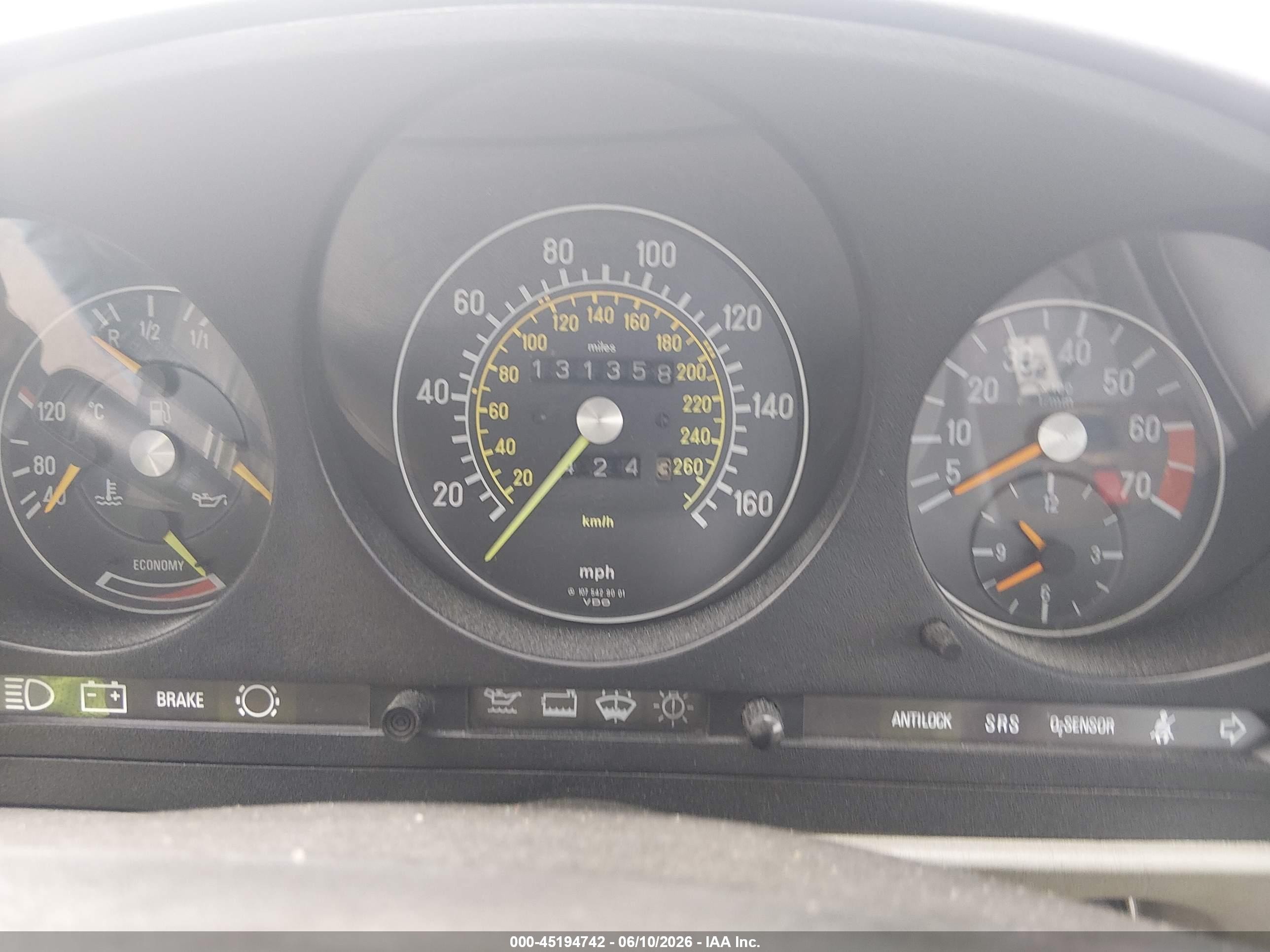 1987 Mercedes-benz 560 Sl Gray vin: WDBBA48D9HA071464