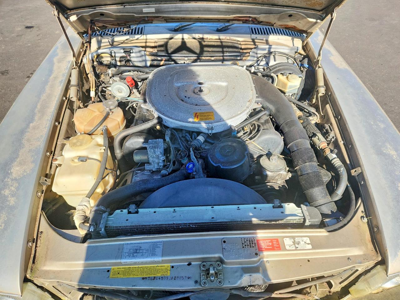 1988 Mercedes-benz 560 Sl Gray vin: WDBBA48D9JA088576
