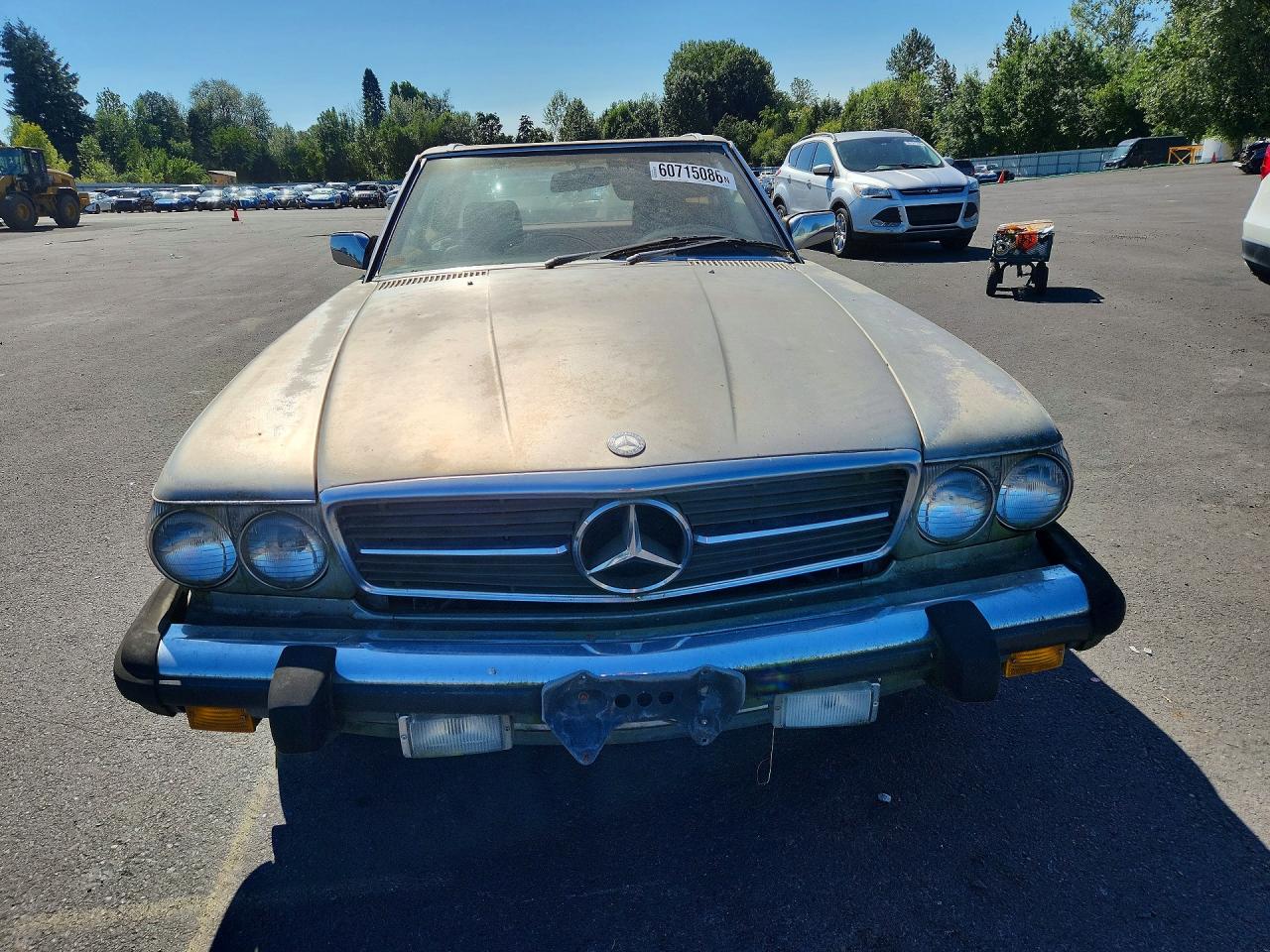 1988 Mercedes-benz 560 Sl Gray vin: WDBBA48D9JA088576