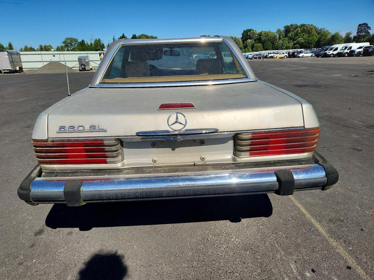 1988 Mercedes-benz 560 Sl Gray vin: WDBBA48D9JA088576