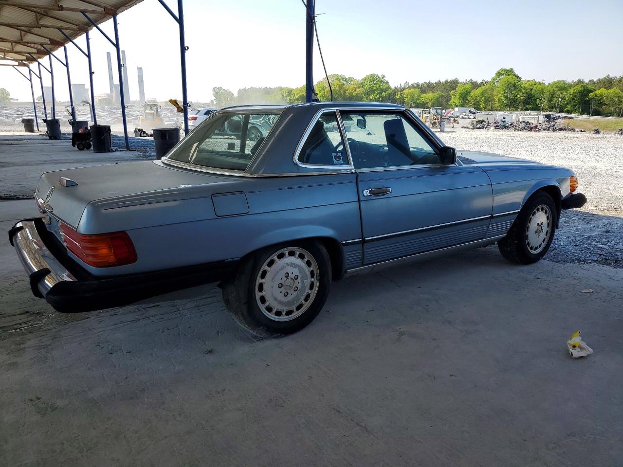 1988 Mercedes-benz 560 Sl Blue vin: WDBBA48D9JA088867