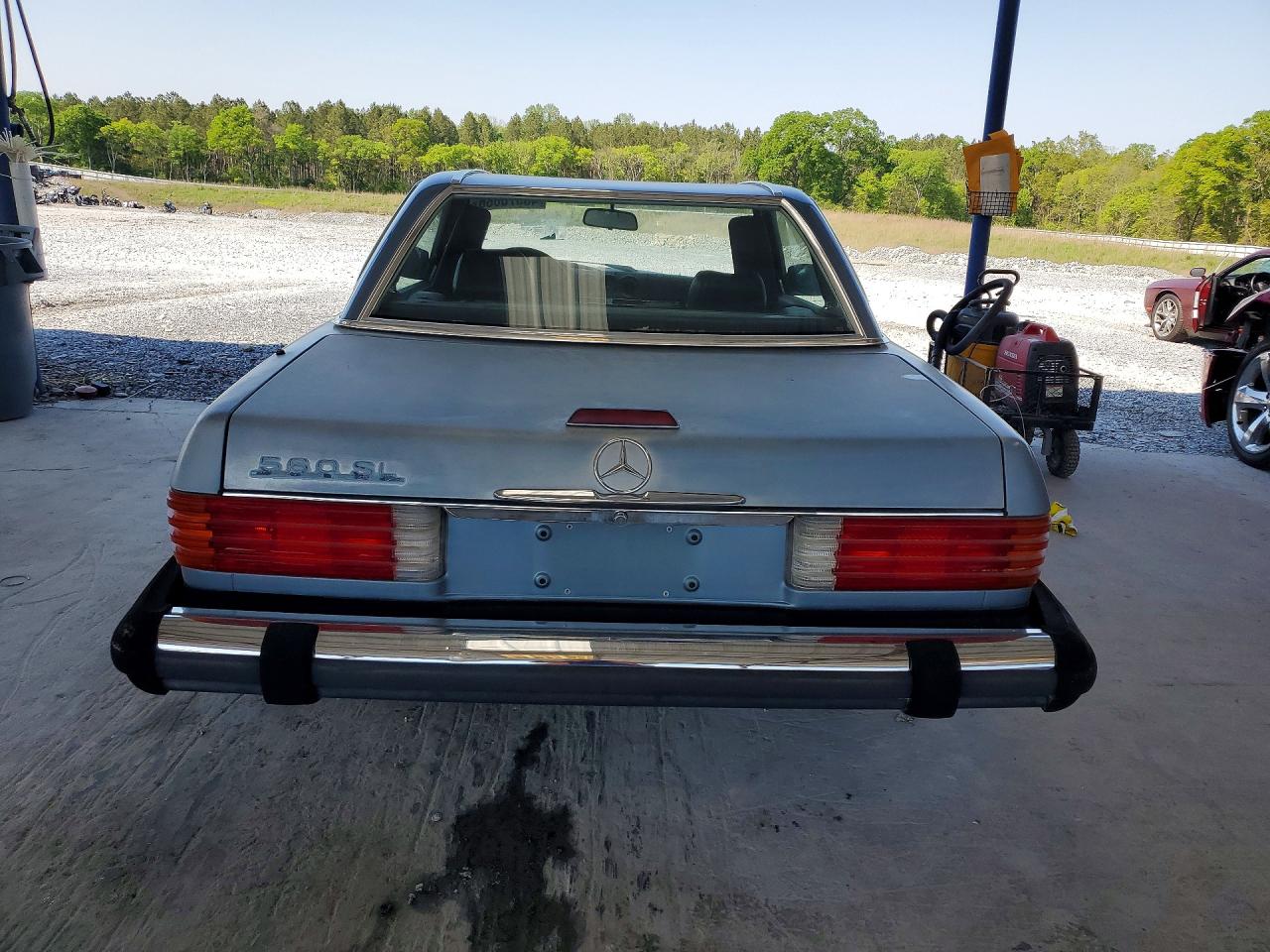 1988 Mercedes-benz 560 Sl Blue vin: WDBBA48D9JA088867