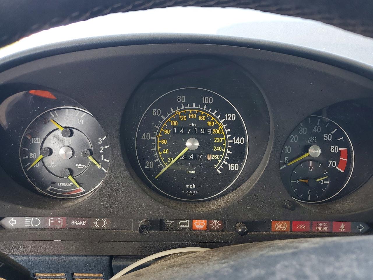 1988 Mercedes-benz 560 Sl Blue vin: WDBBA48D9JA088867