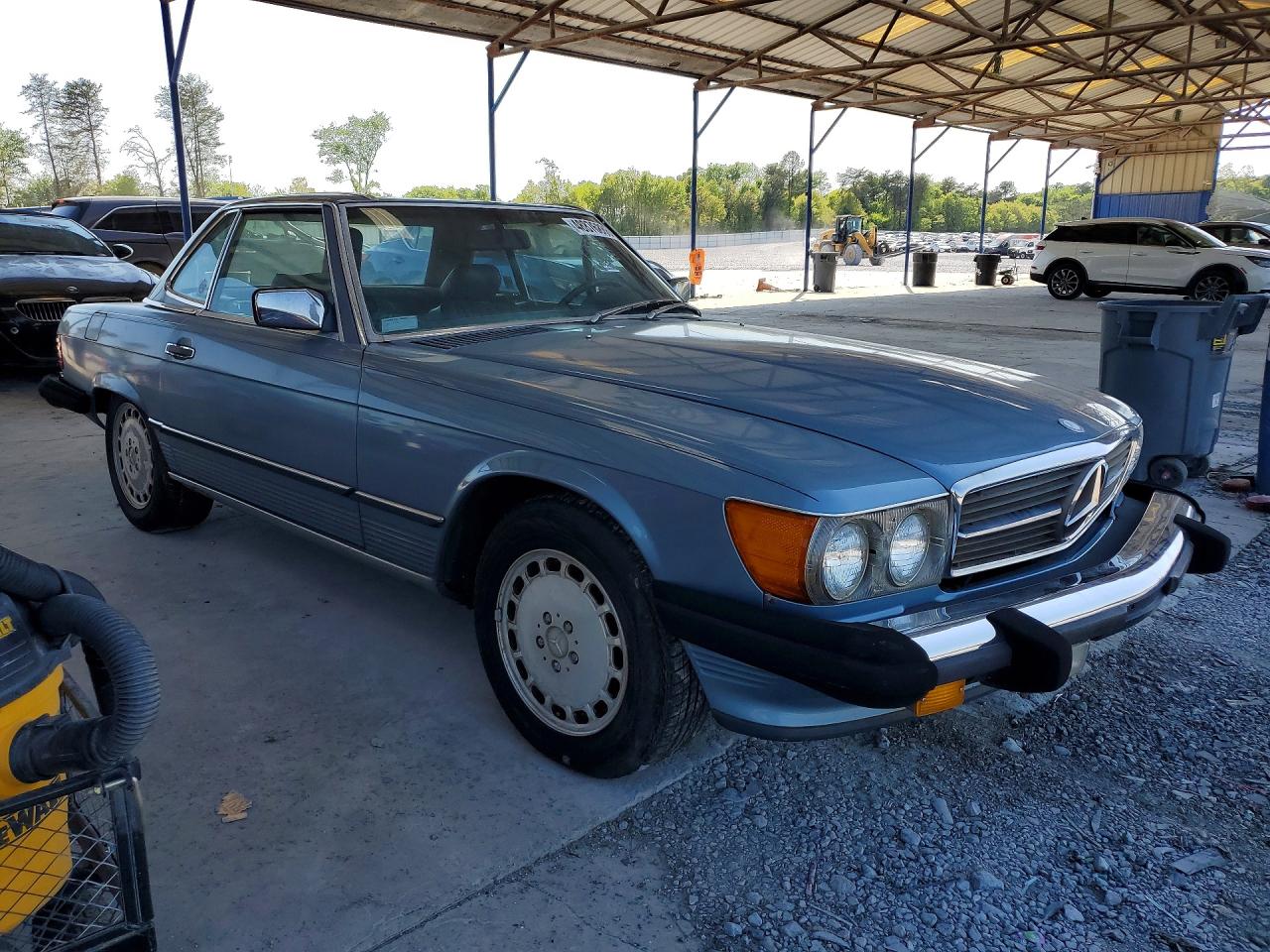 1988 Mercedes-benz 560 Sl Blue vin: WDBBA48D9JA088867