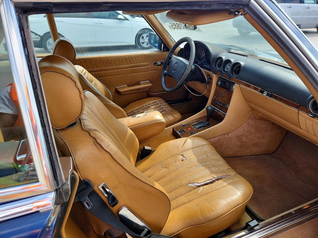 1986 Mercedes-benz 560 Sl Blue vin: WDBBA48DXGA041937