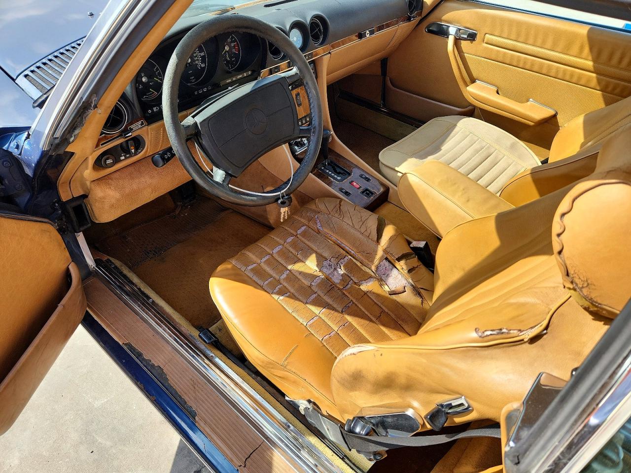 1986 Mercedes-benz 560 Sl Blue vin: WDBBA48DXGA041937