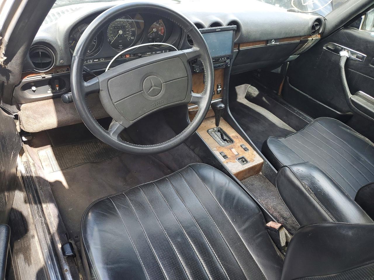 1987 Mercedes-benz 560 Sl Черный vin: WDBBA48DXHA057914