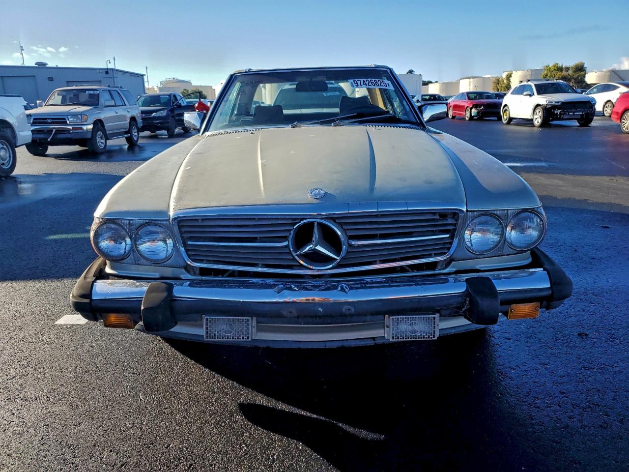 1988 Mercedes-benz 560 Sl Silver vin: WDBBA48DXJA083385