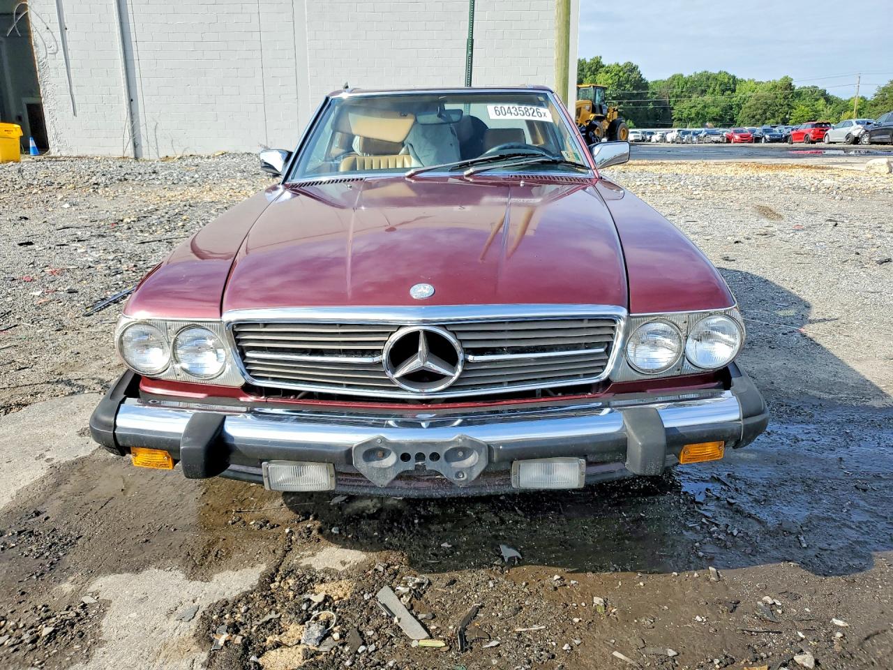 1989 Mercury Sl-class Burgundy vin: WDBBA48DXKA098826
