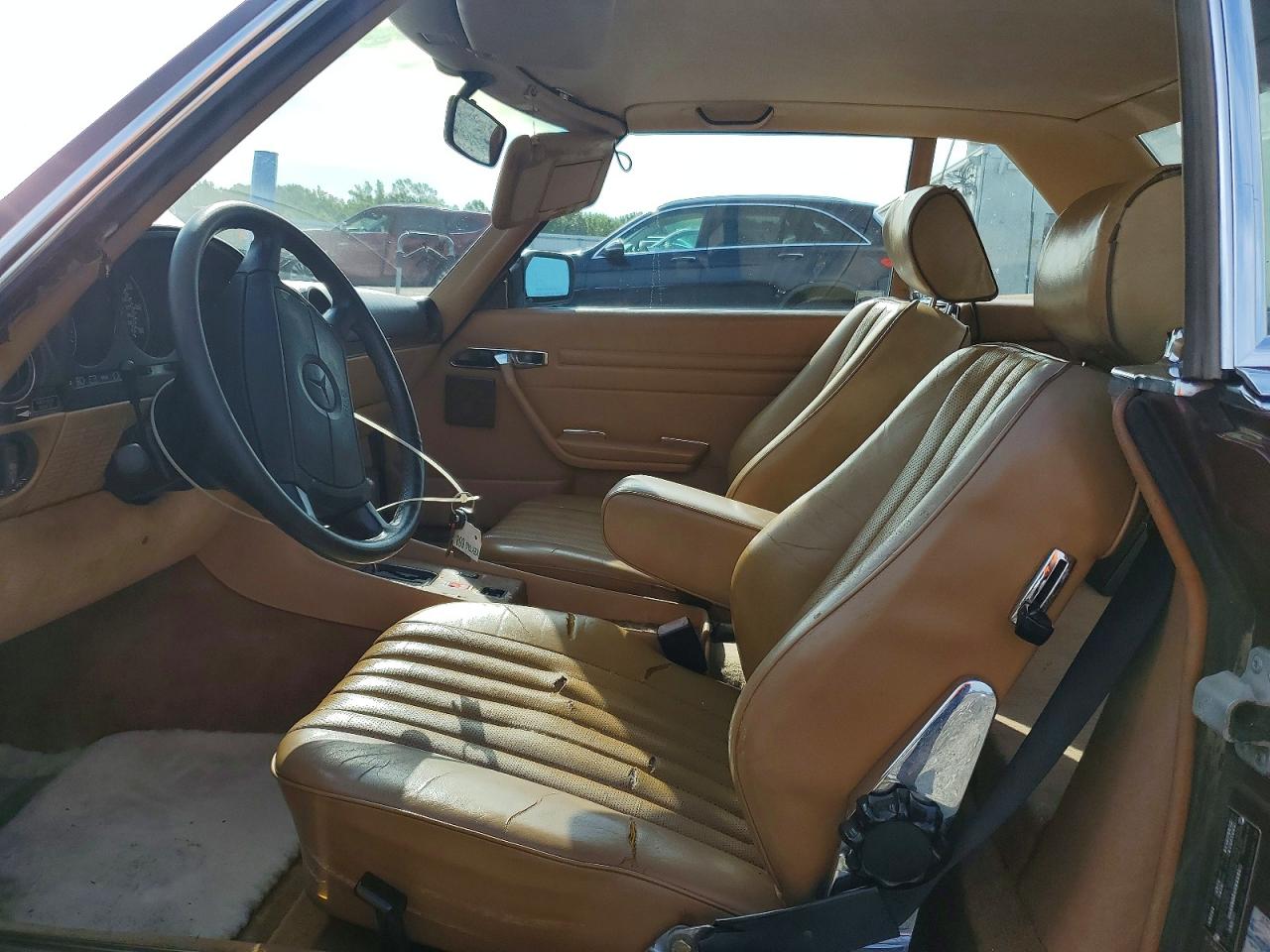 1989 Mercury Sl-class Burgundy vin: WDBBA48DXKA098826