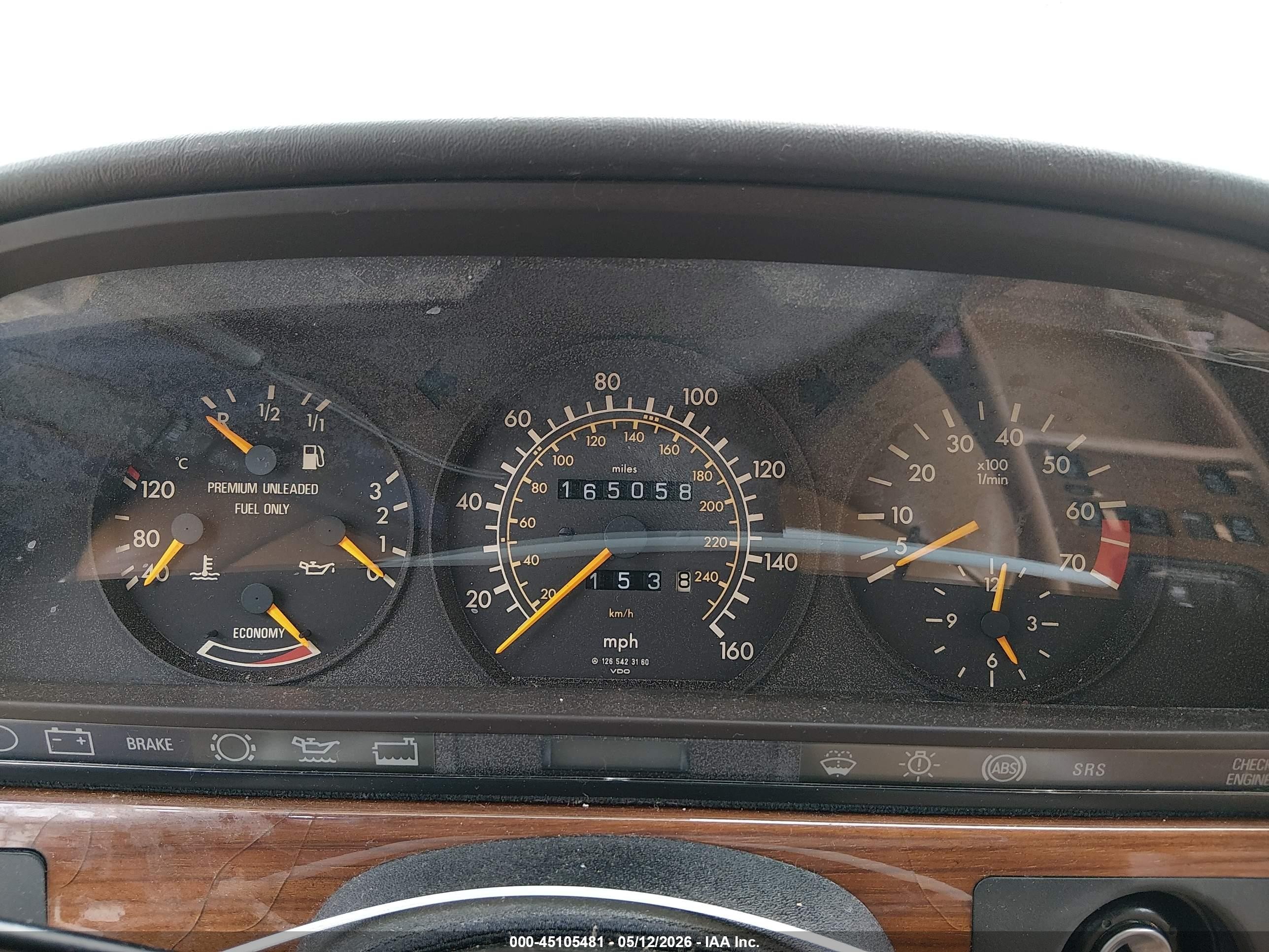 1991 Mercedes-benz 300 Se Золотой vin: WDBCA24D1MA568999