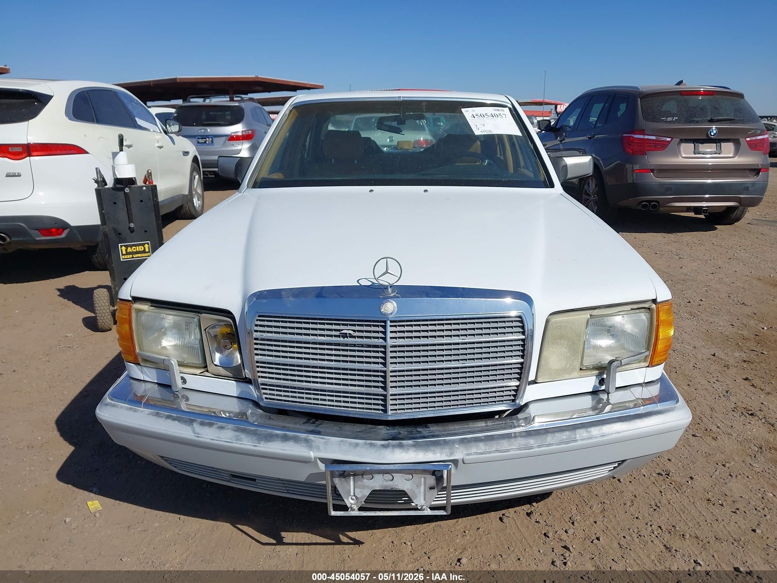 1991 Mercedes-benz 300 Se White vin: WDBCA24D1MA606960