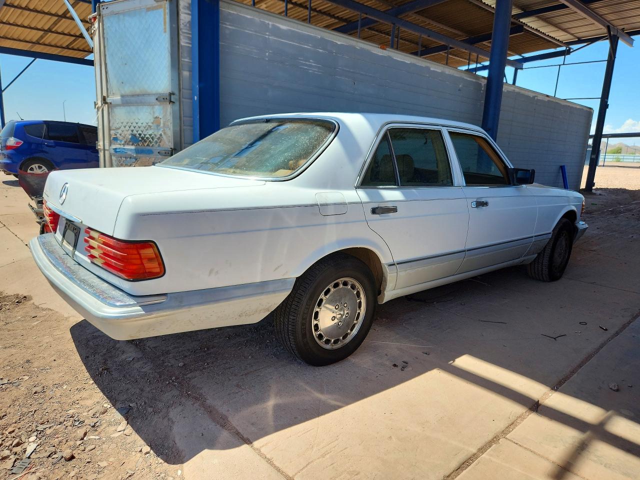 1991 Mercedes-benz 300 Se White vin: WDBCA24D1MA606960