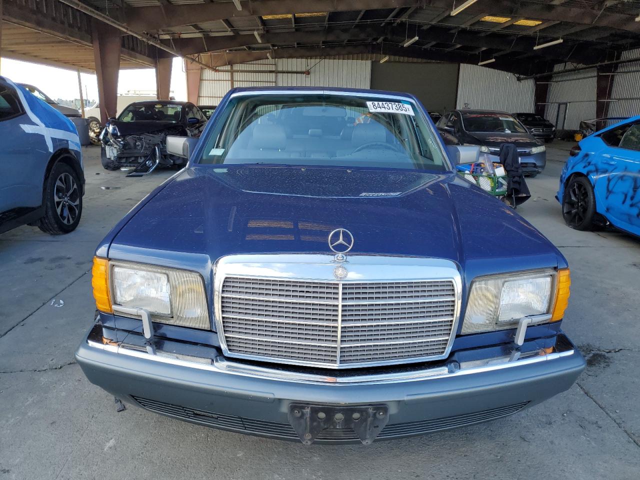 1988 Mercedes-benz 300 Se Синий vin: WDBCA24D2JA422445