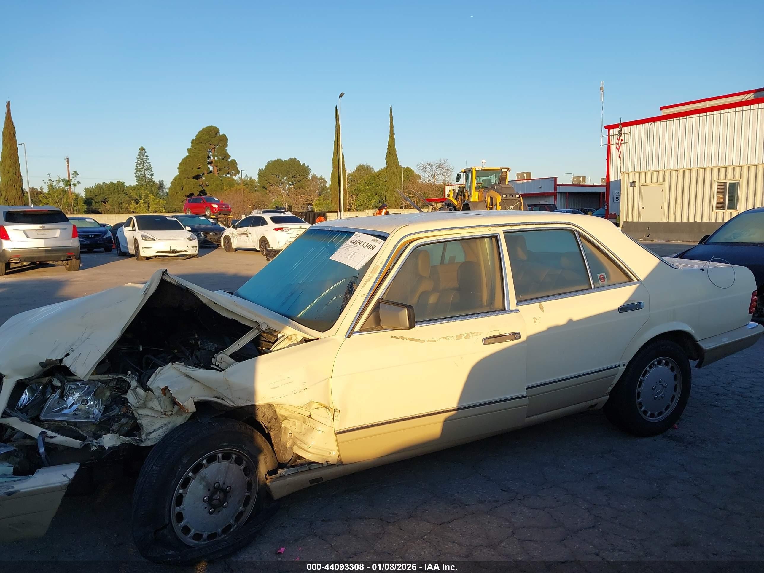 1991 Mercedes-benz 300 Se Pewter vin: WDBCA24D3MA588994