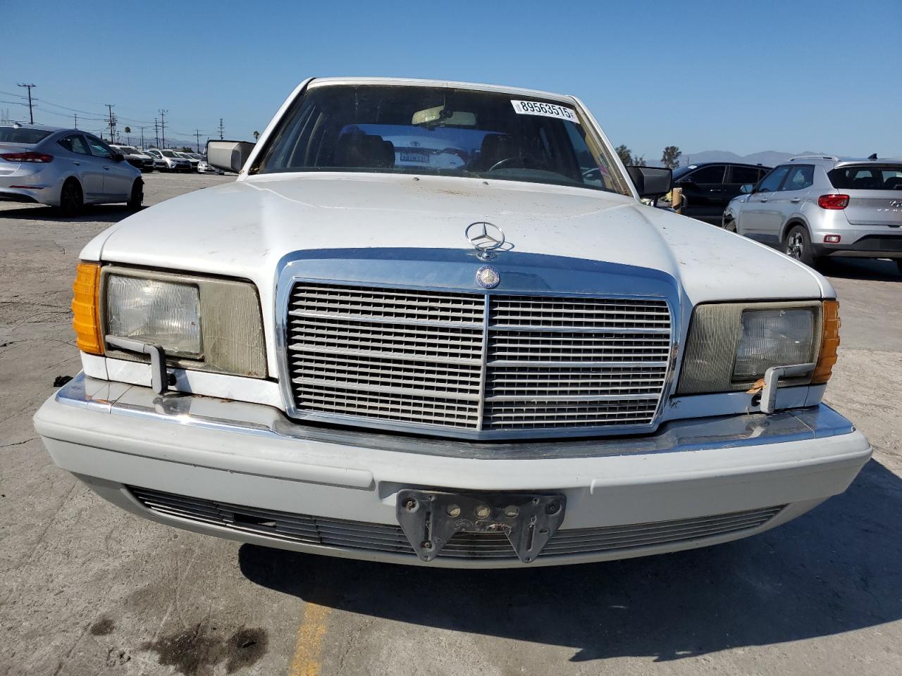 1991 Mercedes-benz 300 Se White vin: WDBCA24D4MA572092