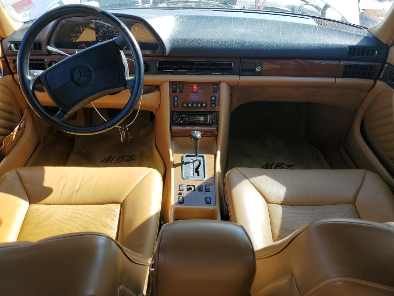 1991 Mercedes-benz 300 Se White vin: WDBCA24D4MA572092