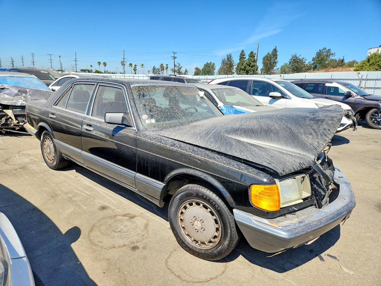 1991 Mercedes-benz 300 Se Black vin: WDBCA24D4MA604197