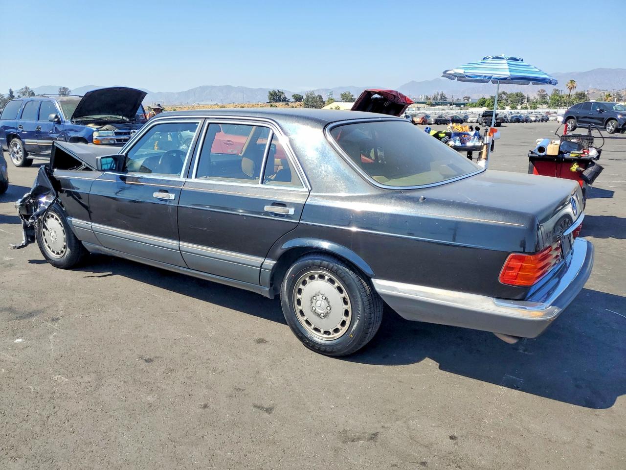 1991 Mercedes-benz 300 Se Black vin: WDBCA24D4MA604197