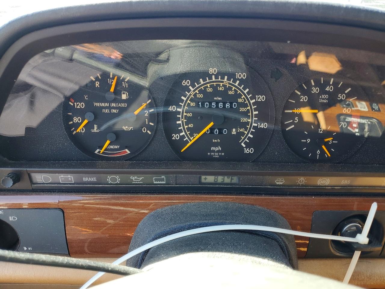 1991 Mercedes-benz 300 Se Black vin: WDBCA24D4MA604197