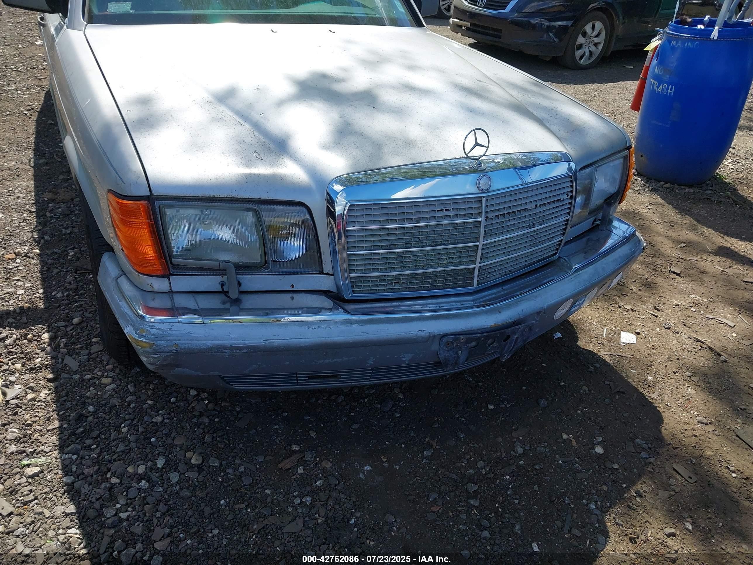 1988 Mercedes-benz 300 Se Silver vin: WDBCA24D5JA404473